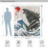 DESIHOM Funny Shower Curtain Set, Fun Anime Monster Shower Curtains