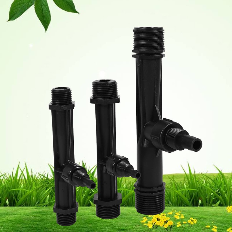 Fertilizer Injector Tube, Irrigation Venturi Fertilizer Injector with 1/2" 3/4”