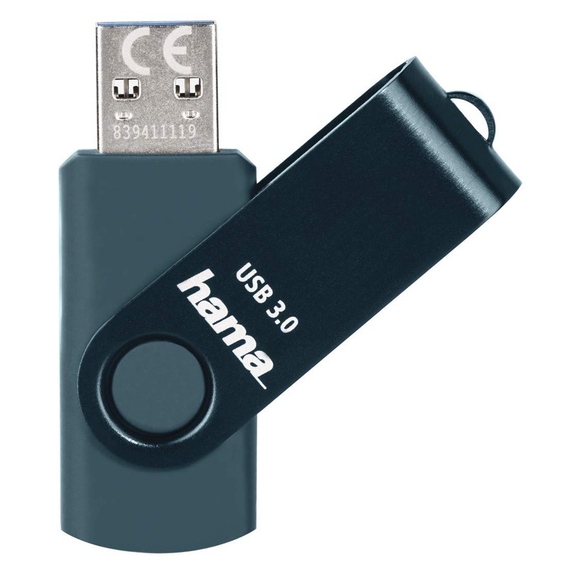 Hama 256GB USB Flash Drive USB 3 Data Stick 90MB/s