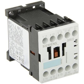 Siemens 3RT10 15-1AP62 Motor Contactor, 3 Poles, Screw Terminals, S00 Frame Size, 1 NC Auxiliary Contact, 240V at 60Hz and 220V at 50Hz AC Coil Voltage Voltage