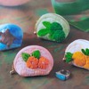 5Pcs Cotton Quilting Fabric Smudge Dyed 19.7in Long 17.7in Wide