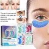 Augenpads,Augengel mit natürlichem Meereskollagen,Hyaluronsäure,Eye Pads für Geschwollene Augen,Eye Patches,Perlen-Augenmaske,für geschwollene
