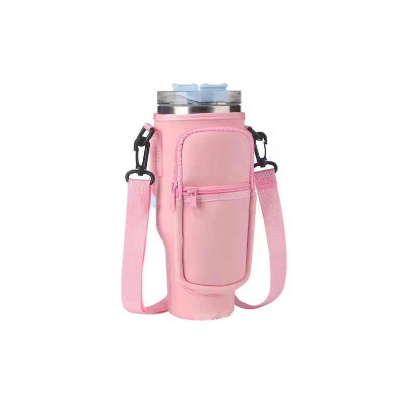 40 oz Tumbler Carrier for Hands-Free Travel – Neoprene Holder