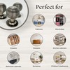 Antique Pewter Knobs - Beehive Design - Iron Drawer, Vanity,