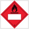 V Safety Flammable 3 UN Substance Numbering Hazard Label-250x250mm-Magnetic Safety
