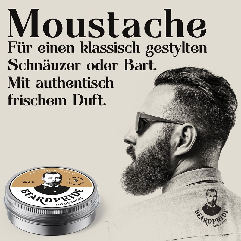 BEARDPRIDE Men's Beard Wax I Beard Wax Men I Original