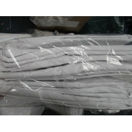 ELITE HOME GOODS 24 white full X LONG 54 x80x15 percale deep pocket fitted hotel bed sheets 200ct