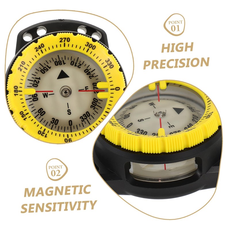 Sosoport Diving Wrist Compass Elastic Band Dive Compass for Outdoor