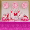 BEISHIDA 2 Pack Metallic Tinsel Foil Fringe Table Skirts for