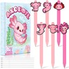 Engrowtic 6 Pcs Axolotl Ballpoint Pens Cute School Supplies Funny