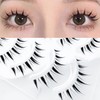 Musegetes False Eyelashes, 4D False Eyelashes, Natural False Eyelashes, Ultra