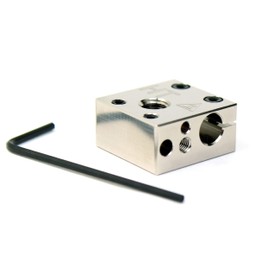 Microswiss - Bloque de calefacción MK8 de cobre chapado de alta temperatura para impresoras CR10 / Ender/ANET A8 MK7, MK8, MK9 Hotends