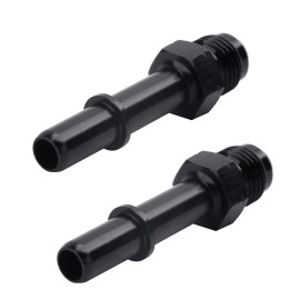 LokoCar 8AN Male To 3/8" SAE Push On EFI Fitting Adapter Quick Disconnect 2Pcs