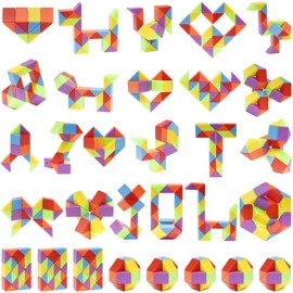 Ganowo 30pcs Party Favors, Fidget Snake Cube Mini Twist Puzzle Party Favors for Kids 4-8-12,Goodies Bag Filler, Stuffer, Prizes, Classroom, Birthday Gift-Students Gifts for Kid.Teens