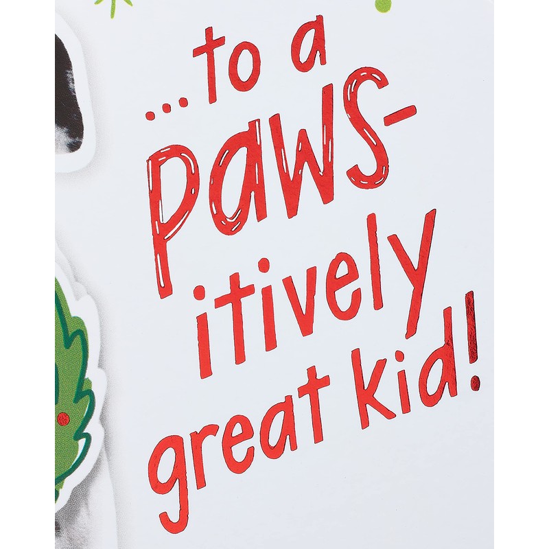 American Greetings Dog Christmas Card (Happy Howl-idays!)