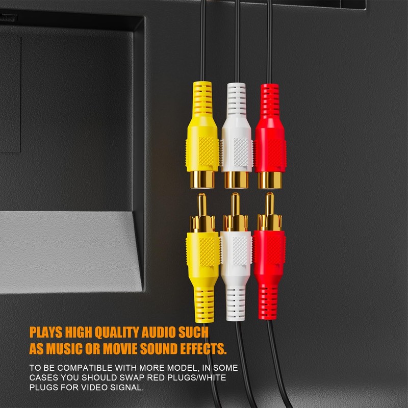 BERLAT Video AV Component Adapter Cable Replacement for TCL TV,