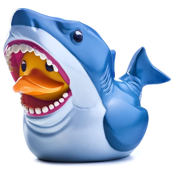 TUBBZ Boxed Edition Bruce the Shark Collectible Vinyl Rubber Duck Figure - Official Jaws Merchandise - TV, Movies & Video Games
