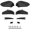 LDETXY Wind Deflectors for Can Am Ryker, Black Plastic Handguards