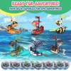 Forest & Twelfth Building Block Pirate Ship Toy Set Toy
