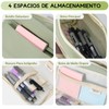 SYCYKA Estuche para Lápices de Gran Capacidad con 4 Compartimentos,