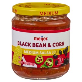 Meijer Black Bean & Corn Medium Salsa 15.5 oz