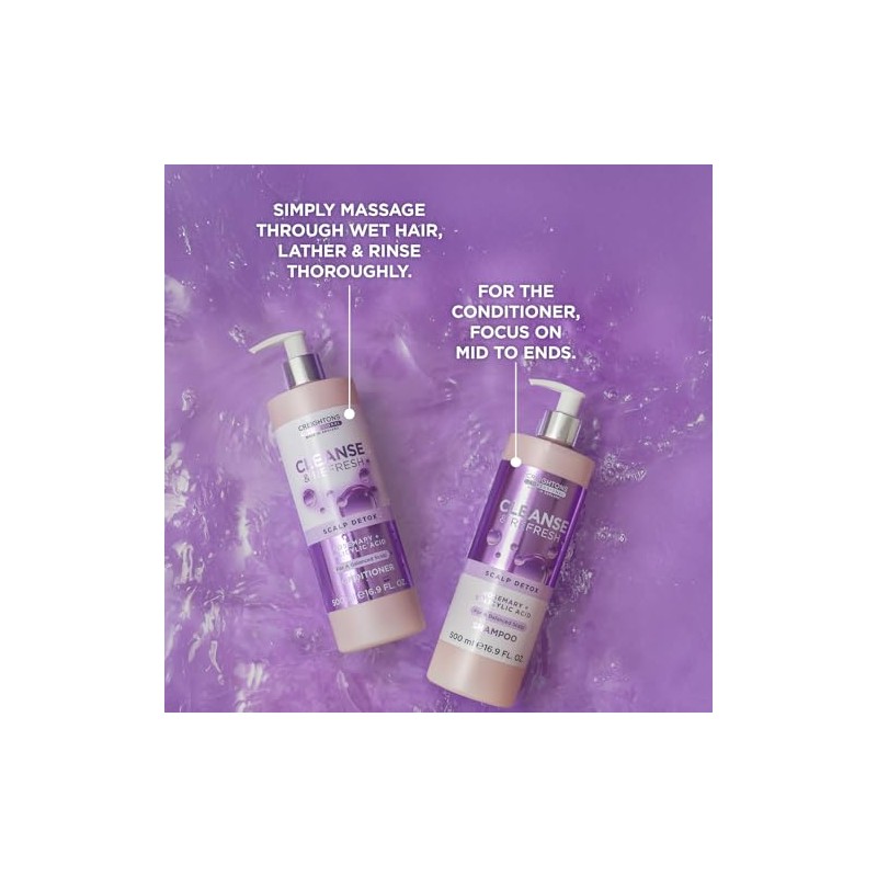 Creightons Professional Cleanse & Refresh Shampoo 500ml | Clarifying Salicylic