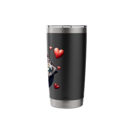 German Shorthaired Pointer Dog Earth Day Hug Owner Planet Stainless Steel Insulated Tumbler