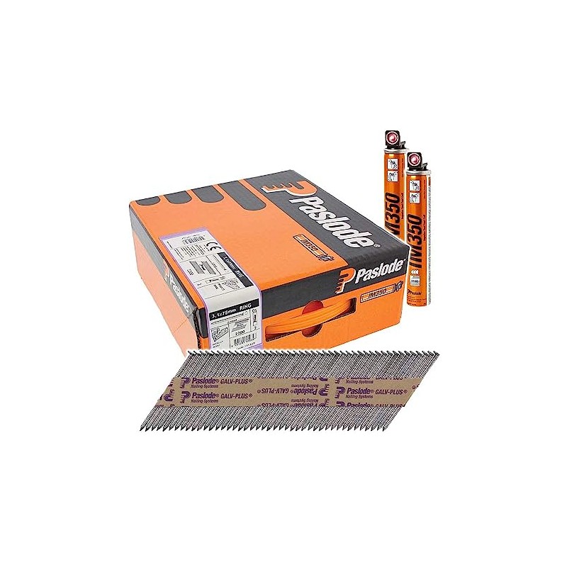 TIMCO Paslode Impulse Packs – Galvanised Plus (Ribbed)