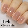 Double Rhythm Translucent Gel Polish Sheer Neutral Natural Light Milky