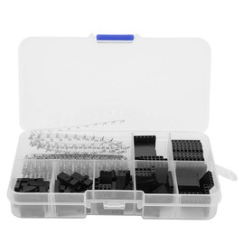 310PCS 2.54mm/0.1" Pitch 1 2 3 4 5 6 8 Pin Connectors Male and Female Plug Housing and Male/Female Pin Header Crimp Terminal Connector Assortment Kit with Box