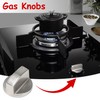 4Pcs Gas Stove Knob,Durable Metal Switch Control Stove Adaptors Knobs,Cooker