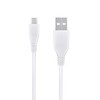 PwrON 3.3ft White Micro USB Charging Cord Cable Power Lead