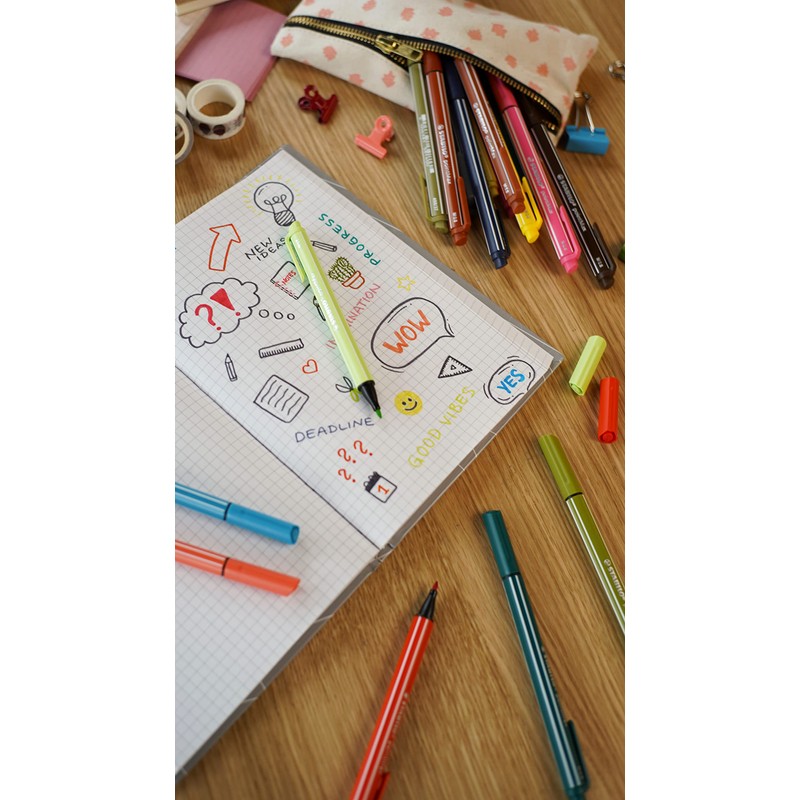 Nylon Tip Writing Pen - STABILO pointMax - Wallet of