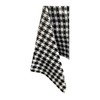 Blue Hill, Black, 52"x120", Classic Tavern Check, Flannel Backed, Vinyl