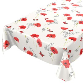 Anro Oilcloth Wax Tablecloth, Washable