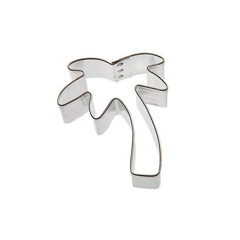 Foose Store Palm Tree Cookie Cutter 3 Inch –Tin Plated