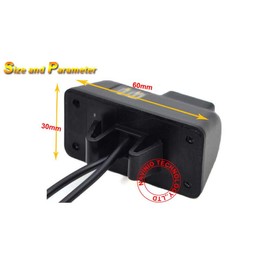 Navinio Vehicle License Plate Backup Camera, LED Night Vision Car Rear View Reverse Camera Number Plate Light License s for Ford Transit MK6 2000-2006 / MK7 2007-2013