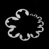 Walfront Stainless Steel E-Clip Kit, 120Pcs Retaining Snap Rings Assortment
