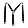 Perry Suspenders Men's Elastic Hook End Camouflage Suspenders, Navy, Regular