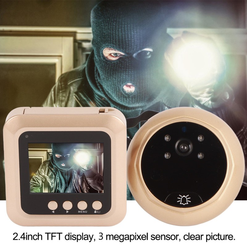 2.4inches 1080P Intelligent Electric Door Bell TFT Digital Peephole Security
