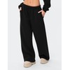 HeSaYep Women's Fleece Lined Sweatpants Wide Leg Baggy High Waisted