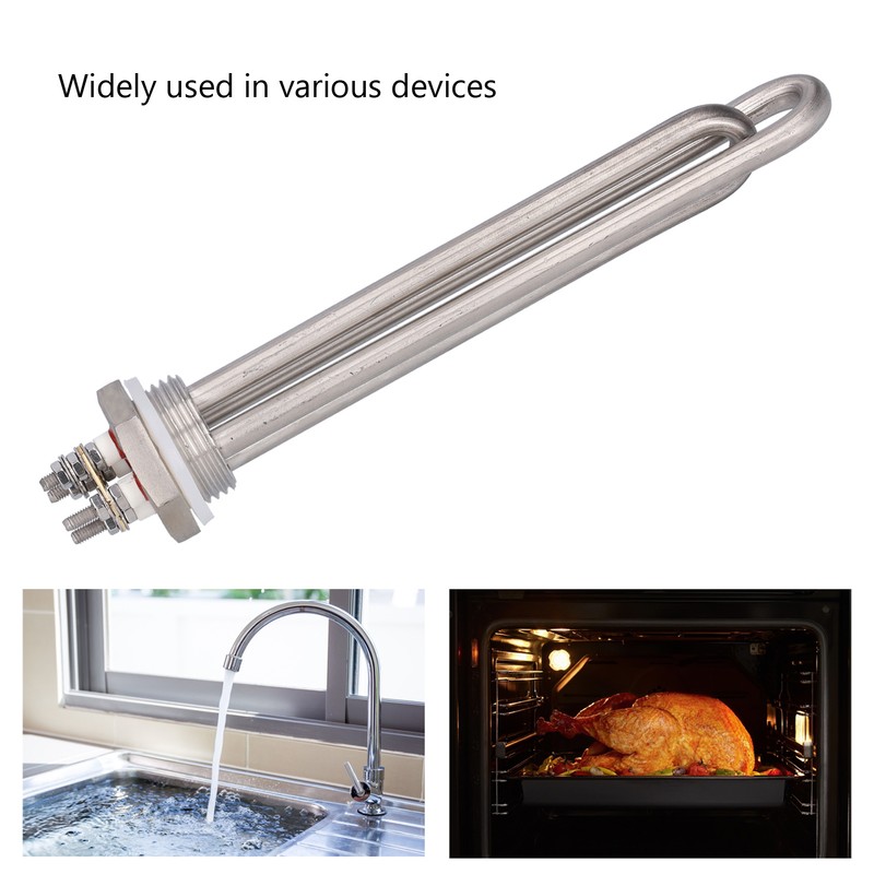 Heating Tube Electric Stainless Steel Rod Equipment Industrial Supplies 1in