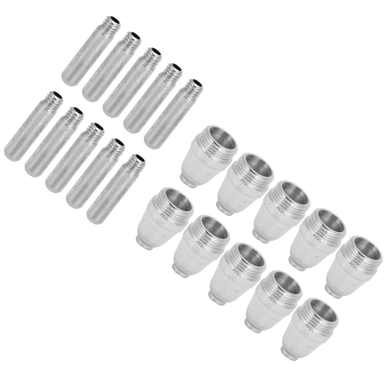 20Pcs Plasma Cutting Torch Consumables Electrode Tip Nozzle for AG-60