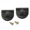 4X Black Side Battery Cover Clips Mount Clamp Compatible with
