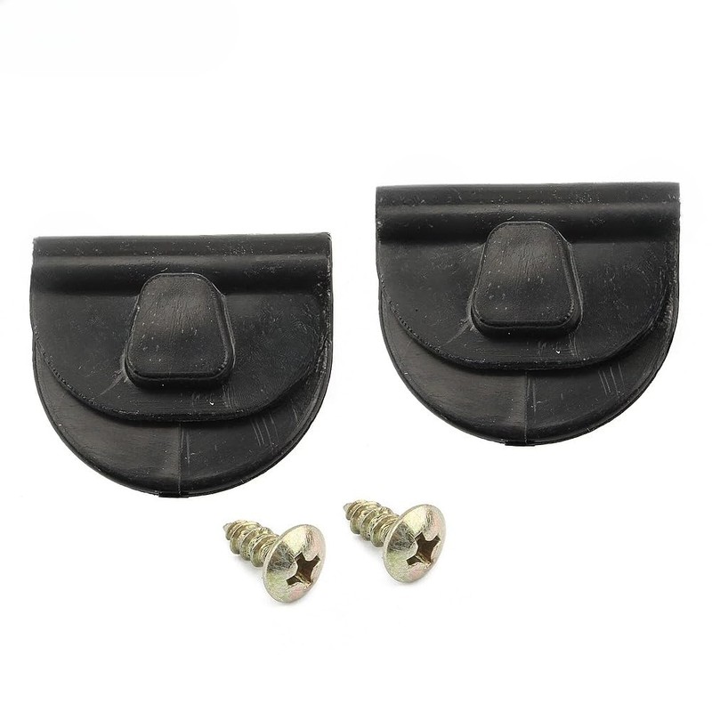 4X Black Side Battery Cover Clips Mount Clamp Compatible with