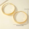 Chunky Gold Hoop Earrings Big Large Huggie Hoops Earrings Thick
