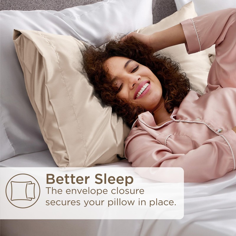 Bedsure Satin Pillowcase for Hair and Skin - Similar to