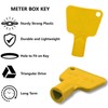 SUL Meter Box Key - Plastic Utility Key - Electric