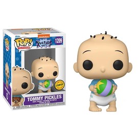 Funko Pop Rugrats + Protector: Pop! TV Animation Vinyl Figure (Collector Gift Set Bundled with ToyBop Brand Box Protector Case) (Tommy with Ball Chase)