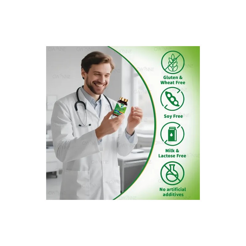 Suplemento Nutricional Gwynne Luteína Zinc Vitaminas Salud Macular Ojo Seco